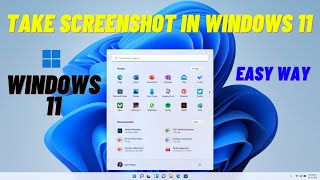 How To Take a Screenshot In Window 11 Windows 11  Take Screenshot In Windows 11 [upl. by Shimkus]