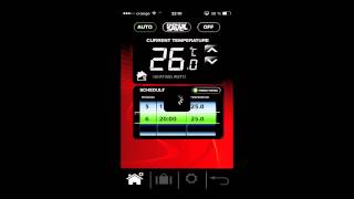 Quick Walk thru Salus iT500 Thermostat App Best Internet Controlled Thermostat for Europe [upl. by Elfreda]