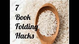 7 Book Folding Hacks [upl. by Issirk]