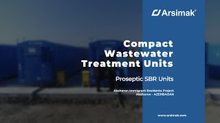 Proseptic SBR Containerized Sewage Treatment Plants  Arsimak [upl. by Leirea128]