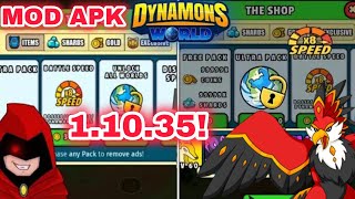 Dynamons World Mod Apk 11035 real 100 Working [upl. by Devin]