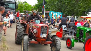 Verrückte alte Traktoren beim Bulldogtreffen Dampf amp Diesel in Leipzig Markkleeberg 01072023 [upl. by Delsman]