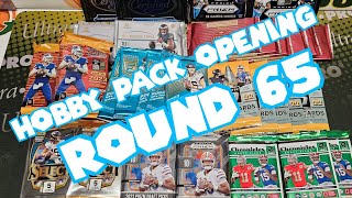 Random Football Card Hobby Pack Opening Round 65 Tons of Ink [upl. by Melly]