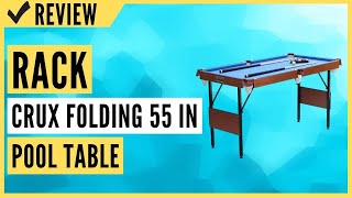 RACK Crux Folding 55 in BilliardPool Table Review [upl. by Aleron845]