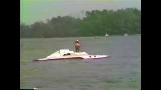 1987 StTimothee Regatta GP Heat  Bruno Brossoit  EXECUTIF 1 23 WORLD RECORD [upl. by Eylrahc]