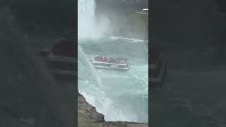 Adventurous boat ride in niagara falls niagarafalls travel [upl. by Lew87]