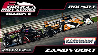 Formula Indy Series  ZANDVOORT  Season 6 Round 1  iRacing IndyCar Broadcast [upl. by Opal]