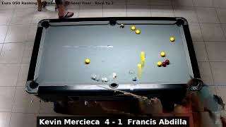 Kevin Mercieca vs Francis Abdilla  Euro O50 Ranking Tournament 4  Semi final [upl. by Kevyn742]