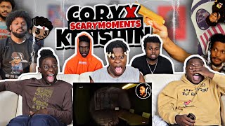 CoryXKenshin Top Scary Moments Reaction PT2😳💀 [upl. by Nnyre]