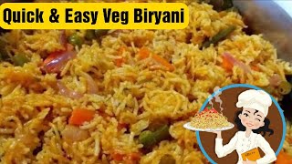 Instant Pot Vegetable Biryani  Quick amp Easy Veg Biryani  Instant Pot Method [upl. by Aiuqet]