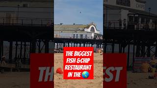 The Worlds BIGGEST fish and chip restaurant biggest record fish fishandchips cleethorpes [upl. by Erdnaed897]