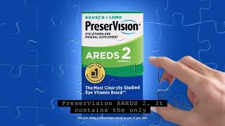 PreserVision AREDS 2 Eye Vitamin amp Mineral Supplement Contains Lutein Vitamin C Zeaxanthin [upl. by Ylnevaeh]