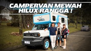 SUAMI ISTRI KELILING INDONESIA PAKAI CAMPERVAN HILUX RANGGA [upl. by Iramaj]