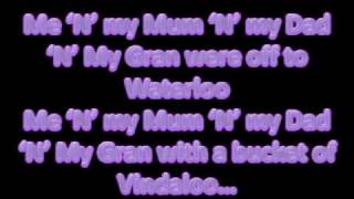 Vindaloo lyrics [upl. by Ahseenak]