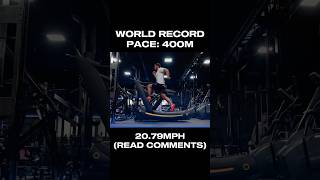 WORLD RECORD 400M PACE read comments Fyp [upl. by Refennej]