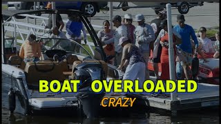 At The Boat Ramp  Boat Over Loaded Too Many People Wow [upl. by Martainn]