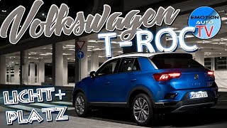 VW TROC 20 TDI DSG 2018  Licht  Innenraum  Review [upl. by Kleeman259]