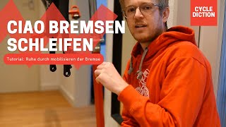 Shimano Bremsen Quietschen  Schleifen loswerden  Hydraulische Scheibenbremse mobilisieren [upl. by Tavia]