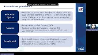 Conferencias Ciudadanas 2024  Datos de cultura cómo se miden con la Encuesta Nacional de Empleo [upl. by Meade]