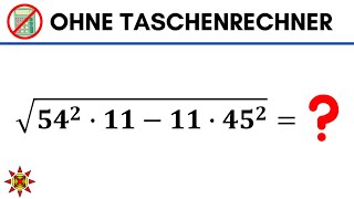 Berechne ohne Taschenrechner  Wurzeln berechnen [upl. by Atsilac]