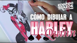 04 Como dibujar a Harley Quinn  Dibujando Expresiones [upl. by Nowd331]