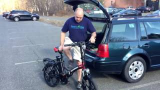 Quadrini USA Mini Max Folding Electric Bicycle [upl. by Ikkin995]