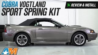 19942004 Mustang GT Cobra Vogtland Sport Spring Kit Review amp Install [upl. by Peria]