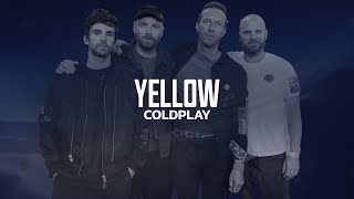 Coldplay  Yellow Lyrics [upl. by Ylellan]