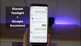 Control Xiaomi YeeLight with Google Assistant  Home [upl. by Norted]