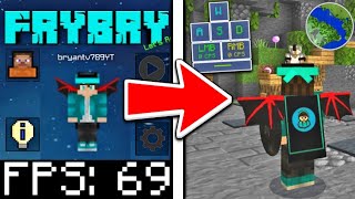 FryBry 200k FPS Boost Client For MCPE  Minecraft Bedrock Edition [upl. by Drofkcor]