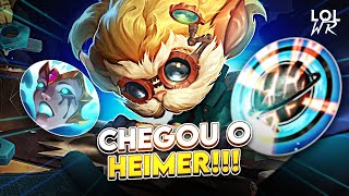 HEIMER É O CAMPEÃO MAIS BROKEN LANÇADO QUE NUMEROS SÃO ESSES MEU DEUS  LoL Wild Rift [upl. by Antonin]