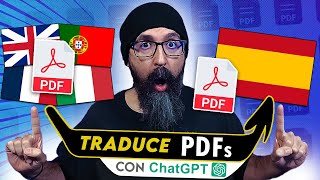 Como TRADUCIR PDF de Ingles a Español con ChatGPT  MUY FACIL  Tutorial de Inteligencia Artificial [upl. by Eissat]