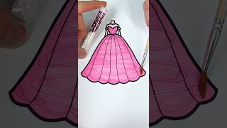 Pink Princess Bride 💕✨💎 glitter glitterdress colorfulcreativekids princess pink color [upl. by Ellissa516]