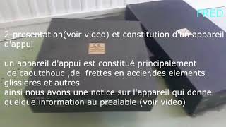 presentation des appareils dappuis utilisés pour pont [upl. by Yelats]