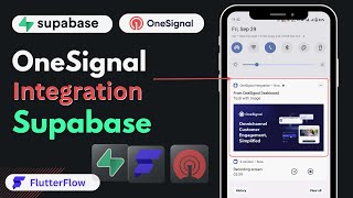Send Push Notification using Supabase and onesignalofficial to flutterdev or FlutterFlow Apps [upl. by Titos719]