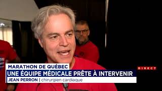 Équipe médicale ECMO de lIUCPQUL au Marathon SSQ de Québec [upl. by Dabney694]