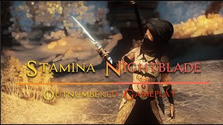 ESO PvP  1vX Stamina Nightblade 2HBow  U40 [upl. by Lannie878]