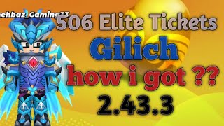 BlockMan Go Trainers arena  506 Elite Tickets Because of gilich i got how 🤔 [upl. by Yruj]