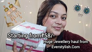 Huge Jewelry Haul from Everstylishcom Fashion Jewelry jewellery fashionjewellery fashion 😍🔥😥 [upl. by Eineeuq]