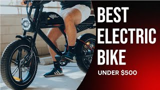 Top 5 Best Electric Bikes Under 500 in 2024  Best Budget EBikes on Amazon [upl. by Lyndel]