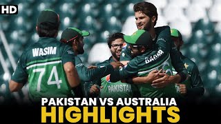 Highlights  Pakistan vs Australia  ODI  PCB  MM2A [upl. by Assennav]