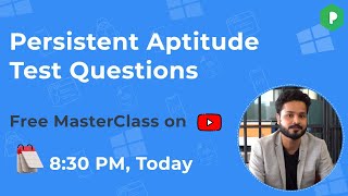 Persistent Aptitude Test Questions and Answers 2021 [upl. by Dee746]