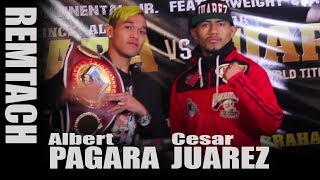 ALBERT PAGARA vs CESAR JUAREZ A REMATCH [upl. by Giacopo636]