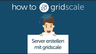 Cloud Server erstellen  How to gridscale [upl. by Aniala]