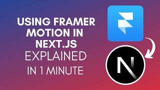 How To Use Framer Motion In Nextjs 2024 [upl. by Layne]