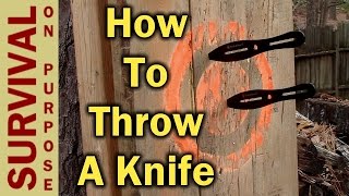 Knife Throwing For Beginners  How To Throw A Knife [upl. by Bone792]