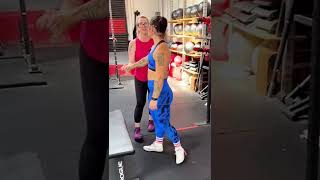 First time doing squats and lunges  Kortney Olsons Training Program [upl. by O'Toole669]