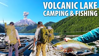 Fishing Foraging amp Camping under an ACTIVE VOLCANO w AddictedFishing Survival Challenge [upl. by Temme675]