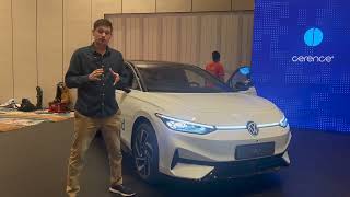 AllElectric Volkswagen ID7 Quick Walkthrough CES [upl. by Paulina]