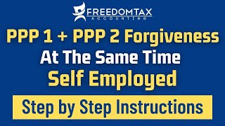 PPP 1 amp 2 Loan Forgiveness Via SBA Direct Portal  Step By Step Instructions [upl. by Okiram]